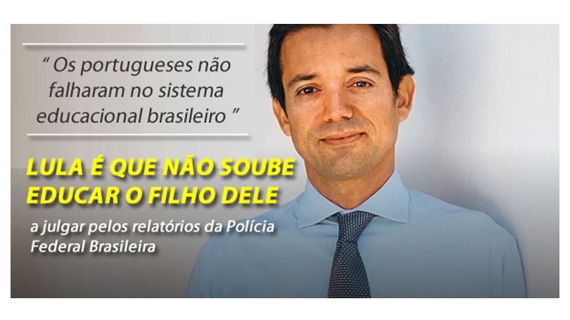 Executivo português rebate comentário idiota de Lula e humilha o ex-presidente